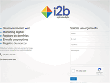 Tablet Screenshot of i2b.com.br